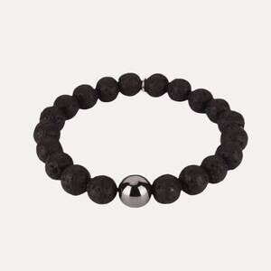 NEW BUDHAGIRL terton bracelet for men in lava